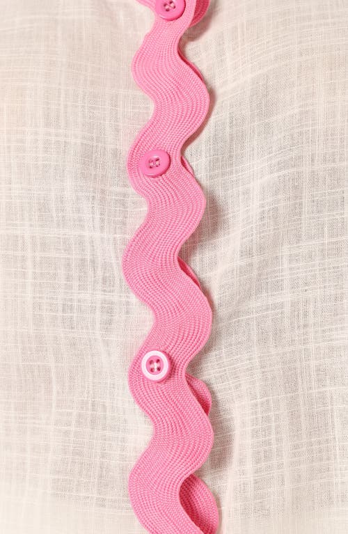 Petal And Pup Petal & Pup Wilson Button-up Shirt & Shorts In Pink