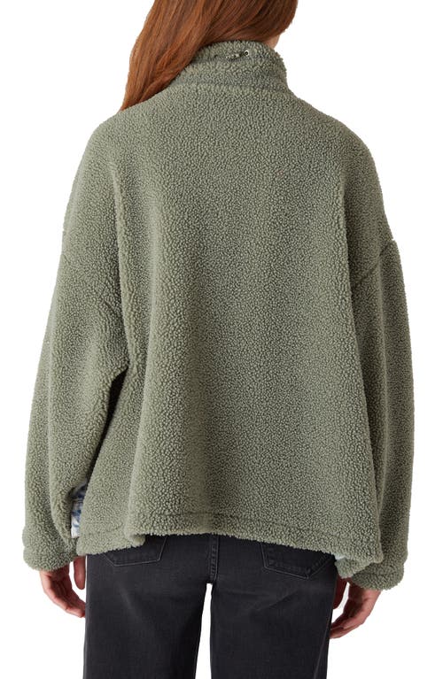 BLANKNYC BLANKNYC DENIM & FAUX SHEARLING TRUCKER JACKET