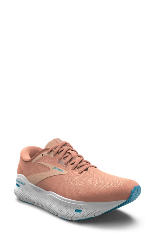 Shop Brooks Ghost Max Running Shoe In Papaya/apricot/blue