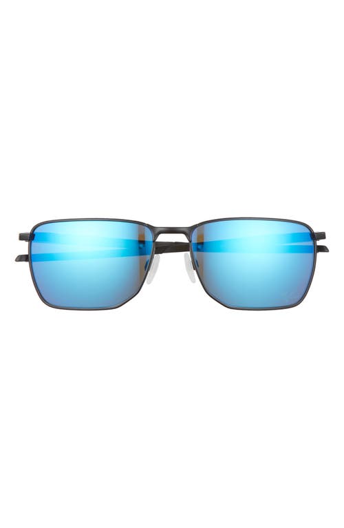 Oakley Ejector MotoGP 58mm Rectangle Sunglasses in Satin Black/Prizm Sapphire at Nordstrom