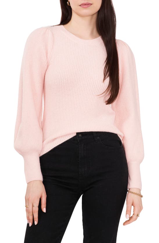 1.state Balloon Sleeve Sweater In Pink Lotus
