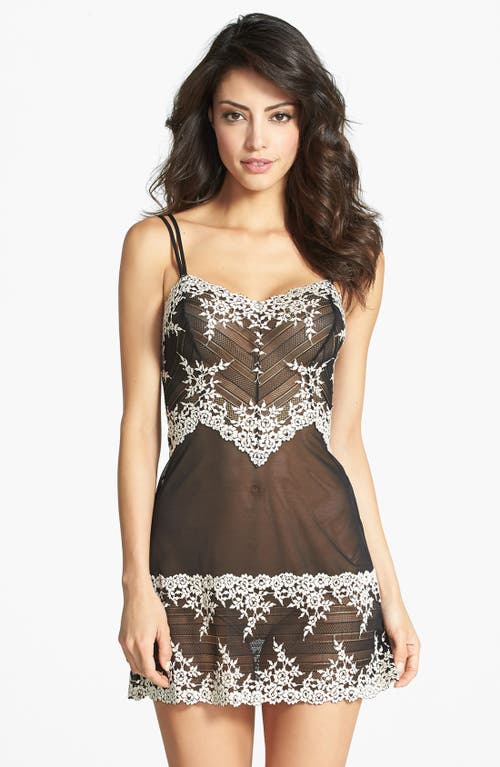 Wacoal 'Embrace' Lace & Mesh Chemise at Nordstrom,