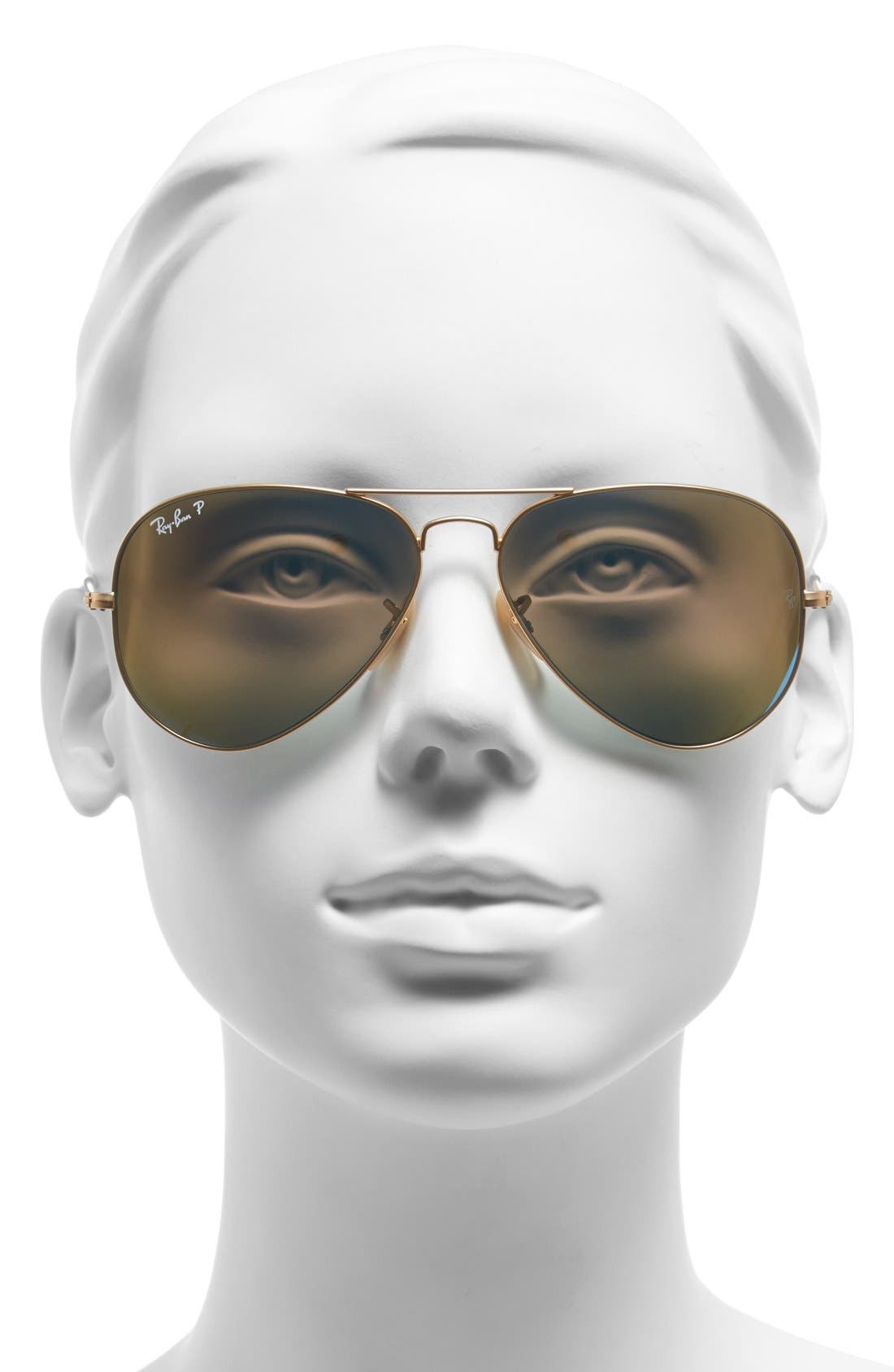 ray ban mirrored polarized