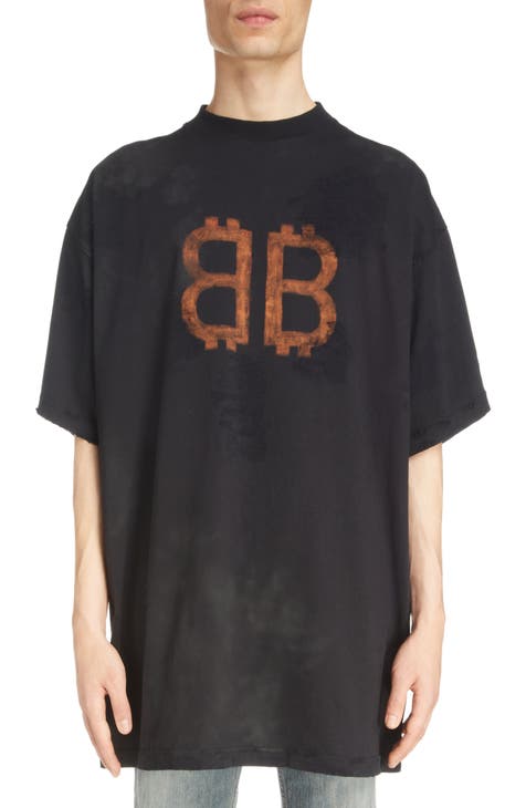 Balenciaga T-shirt with vintage-effect, Women's Clothing
