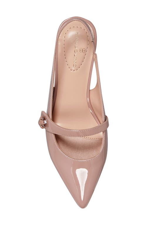 BANDOLINO BANDOLINO AUBRIANA SLINGBACK MARY JANE POINTED TOE FLAT