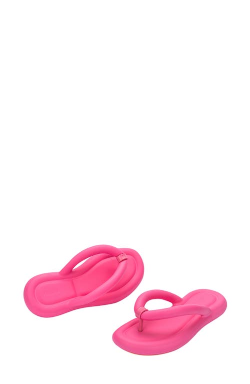 Shop Melissa Free Water Resistant Flip Flop In Pink/orange