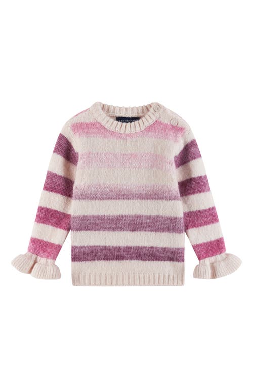 Andy & Evan Kids' Ombré Stripe Sweater & Leggings Set In Oatmeal Stripe