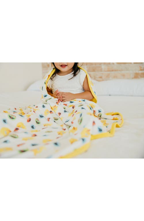 Shop Copper Pearl X Sesame Street Scribbles Three Layer Quilt In Bright Yellow