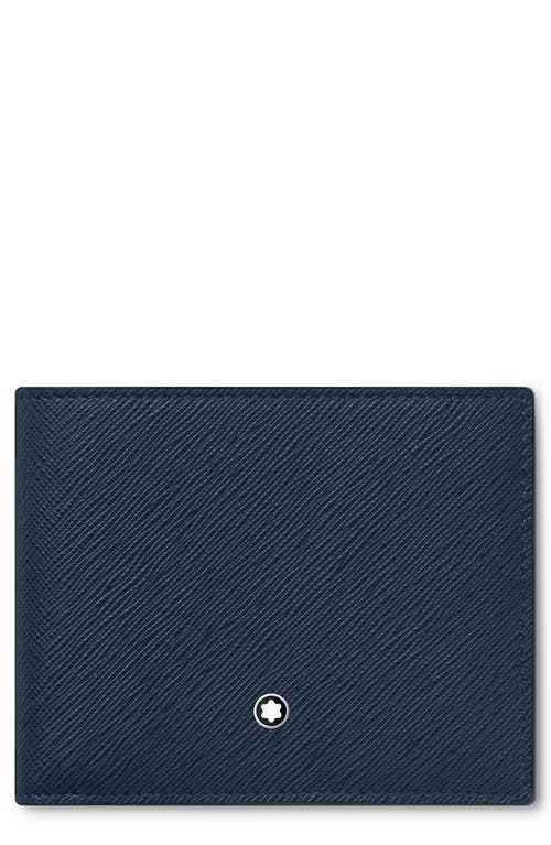 Montblanc Sartorial Leather Wallet in Ink Blue at Nordstrom