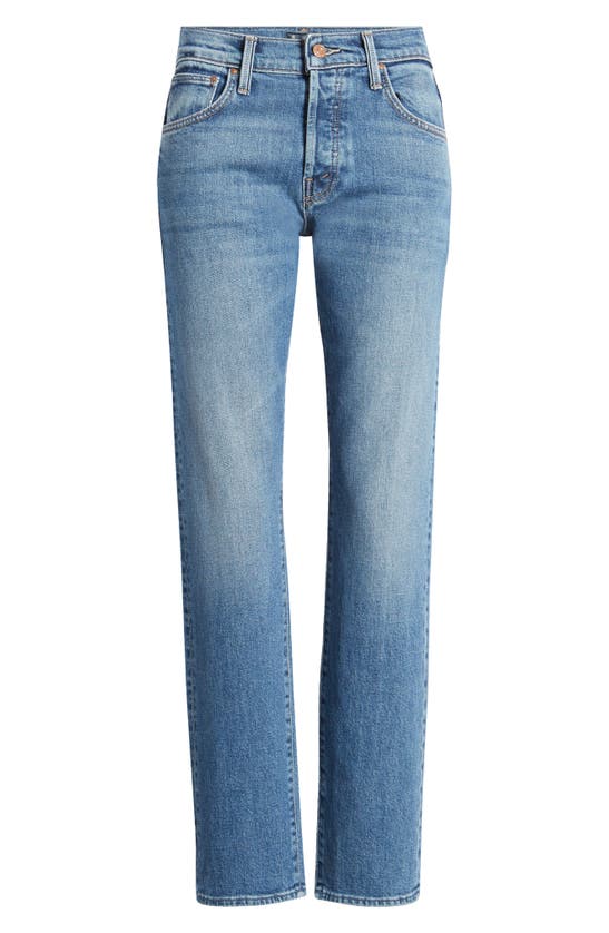 Shop Mother The Hiker Hover Straight Leg Jeans In Penny For Your Thoughts