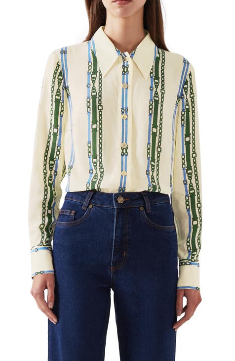 Hardy Chain Stripe Button-Up Shirt