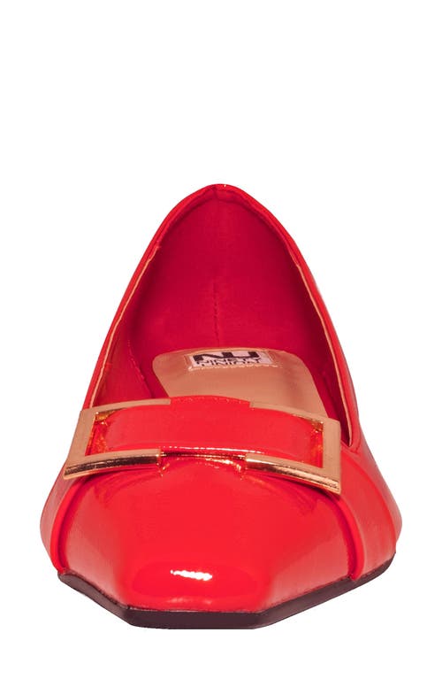 Ninety Union Dove Buckle Flat In Red