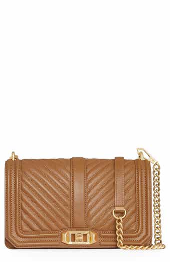 Rebecca minkoff chevron 2025 quilted love crossbody bag