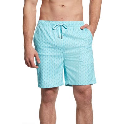Peter Millar Carteret Crab Swim Trunks, Green