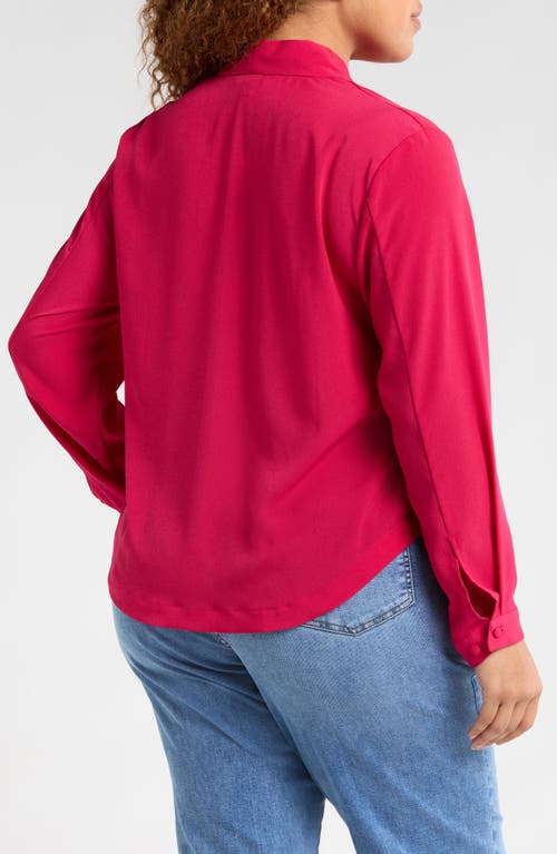 UNIVERSAL STANDARD UNIVERSAL STANDARD BETTER THAN CRÊPE DE CHINE V-NECK TOP 