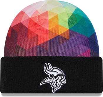 Minnesota Vikings New Era Black 2023 Salute to Service Knit Hat - Men's
