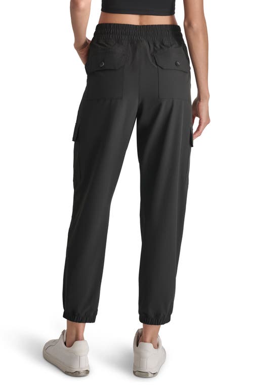 Dkny Cargo Joggers In Black