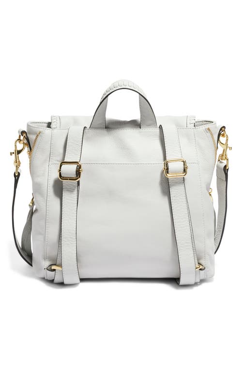 Shop Aimee Kestenberg All For Love Convertible Leather Backpack In Cloud W/shiny Gold