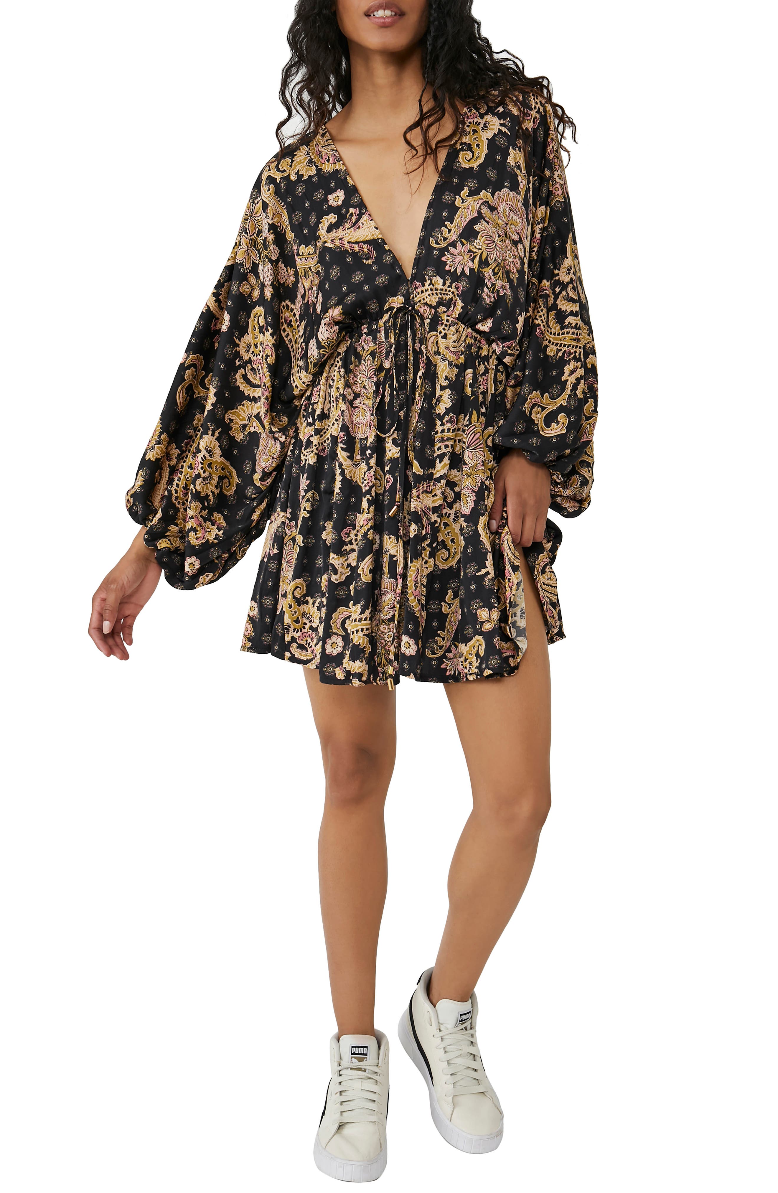 Free People Arzel Print Long Sleeve 