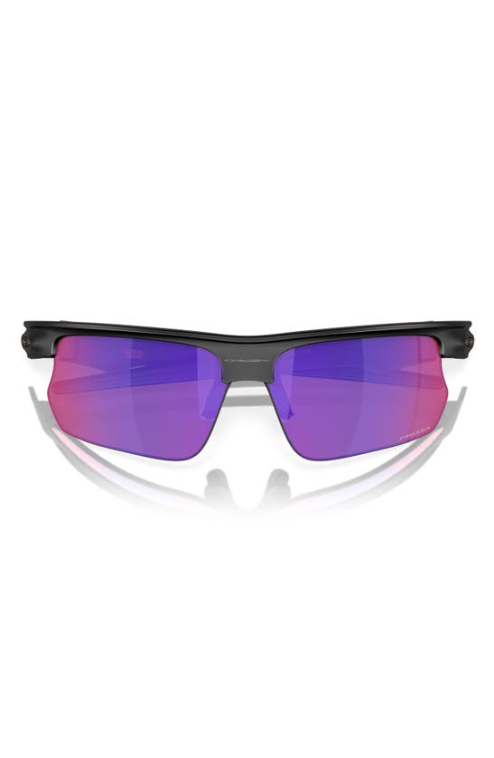 Shop Oakley Bisphera 68mm Prizm™ Gradient Oversize Rectangular Sunglasses In Crystal Grey