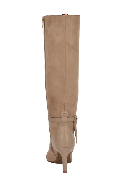 Tommy Hilfiger Jullie Knee High Boot In Medium Natural