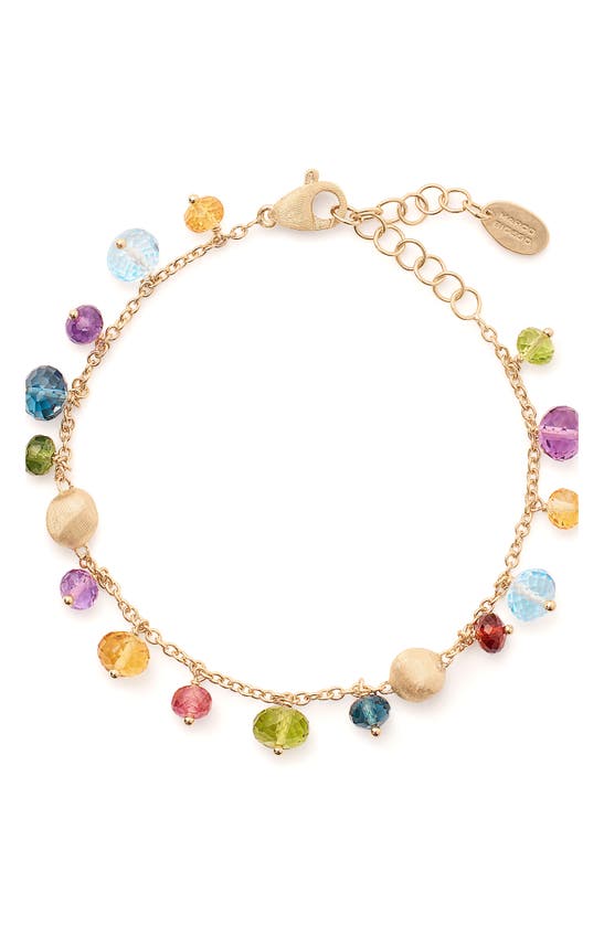 Shop Marco Bicego Africa Charm Bracelet In 18k Yellow Gold