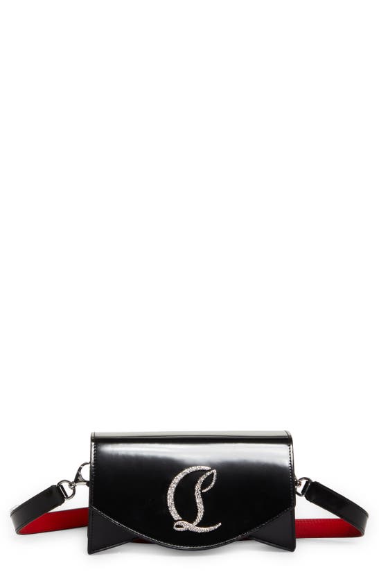 Christian Louboutin, Loubi54 small black crossbody bag