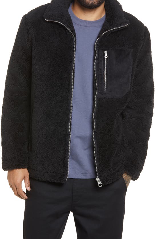 TOPMAN PALMER FAUX FUR JACKET,64N02UOFF