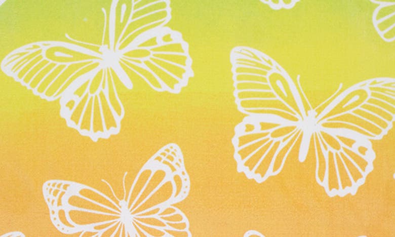 Shop Capelli New York Ombre Butterfly Rainbow Beach Towel In Multi