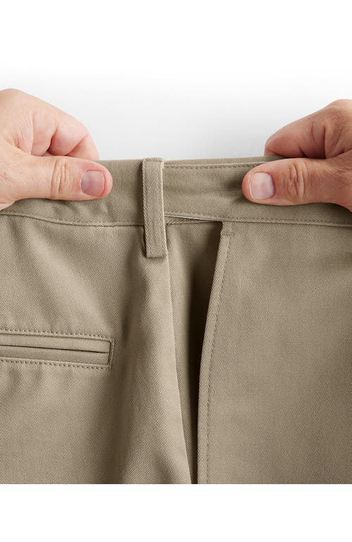 Lands' End Comfort Waist 9" No Iron Chino Shorts In Khaki