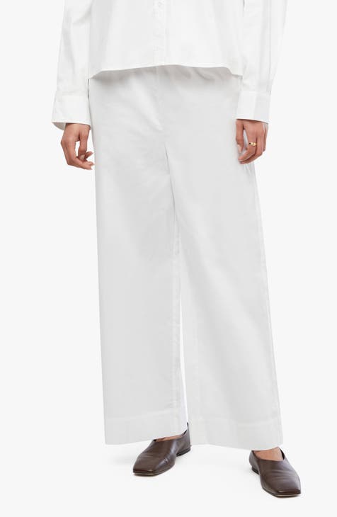 Wide Leg Waist Tie Pants