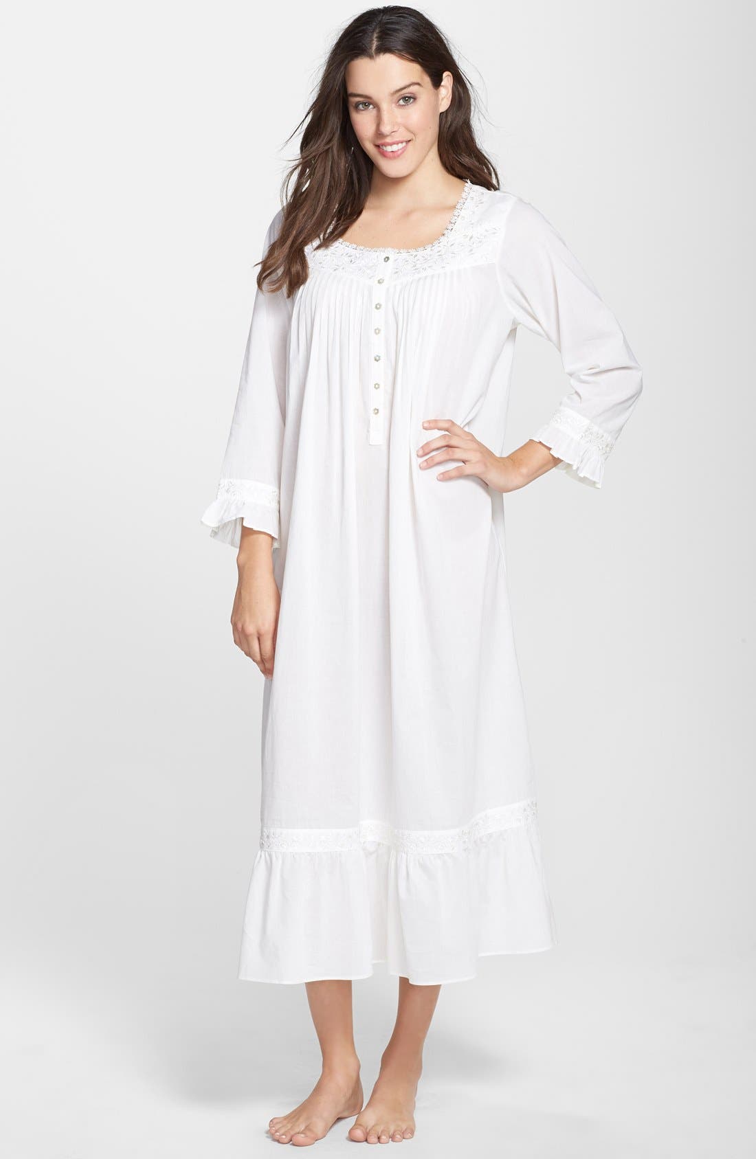 Eileen West 'Brava' Long Sleeve Waltz Nightgown Nordstrom