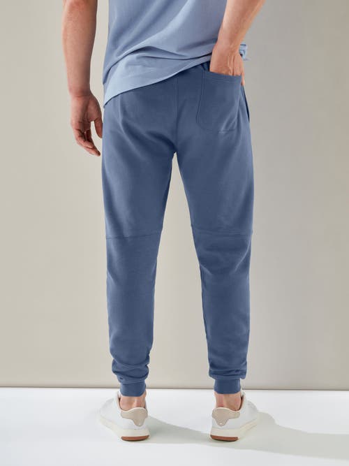 Robert Talbott Chandler French Terry Jogger In Indigo Blue