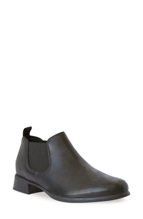 Munro Bedford Leather Bootie Black Calf at Nordstrom,