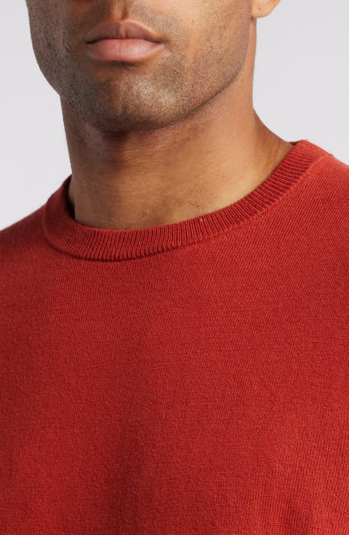 NORDSTROM NORDSTROM COTTON & CASHMERE CREWNECK SWEATER 