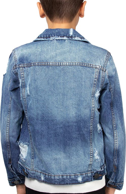 X-ray Xray Kids' Denim Jacket In Medium Blue