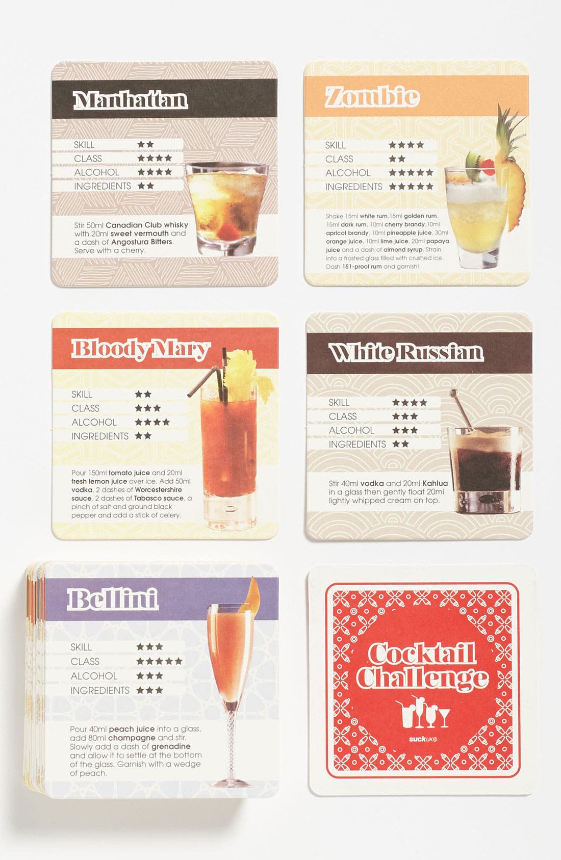 'Cocktail Challenge' Coasters Nordstrom