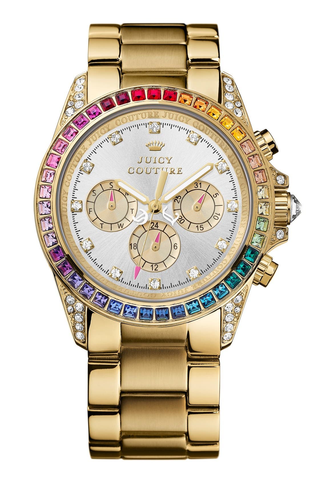 Juicy Couture Stella Rainbow Crystal Bracelet Watch 40mm Nordstrom   D22924fd 92e8 4810 97f6 85f35337c9cc 