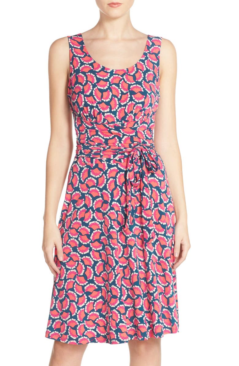 Leota Print Jersey Fit & Flare Dress | Nordstrom