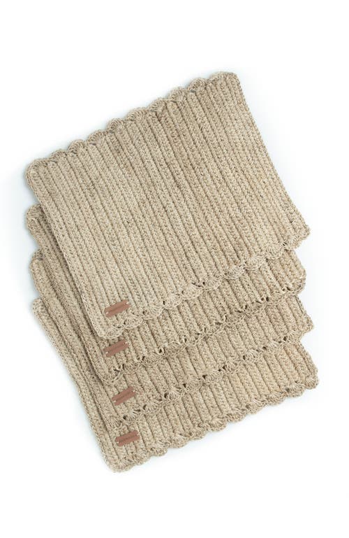 Shop Tallo De Olivo Fique Woven Placemat Set Of 4 In Natural