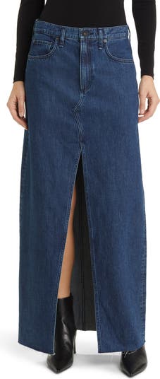 rag & bone Avery Denim Maxi Skirt | Nordstrom