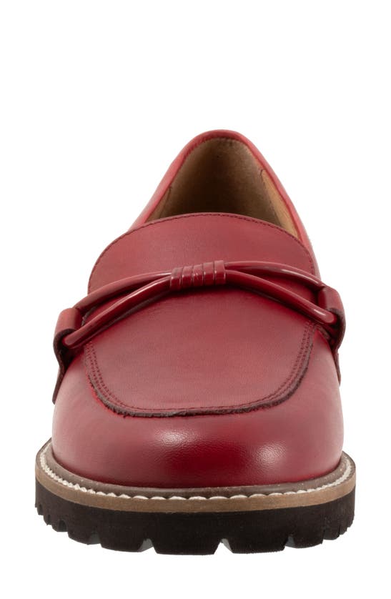 Shop Trotters Fiora Loafer In Red