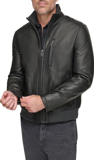 Andrew marc 2025 faux leather jacket