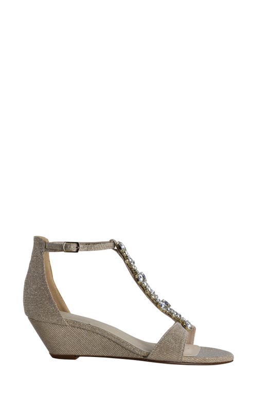Shop Touch Ups Beatrix Wedge Sandal In Champagne