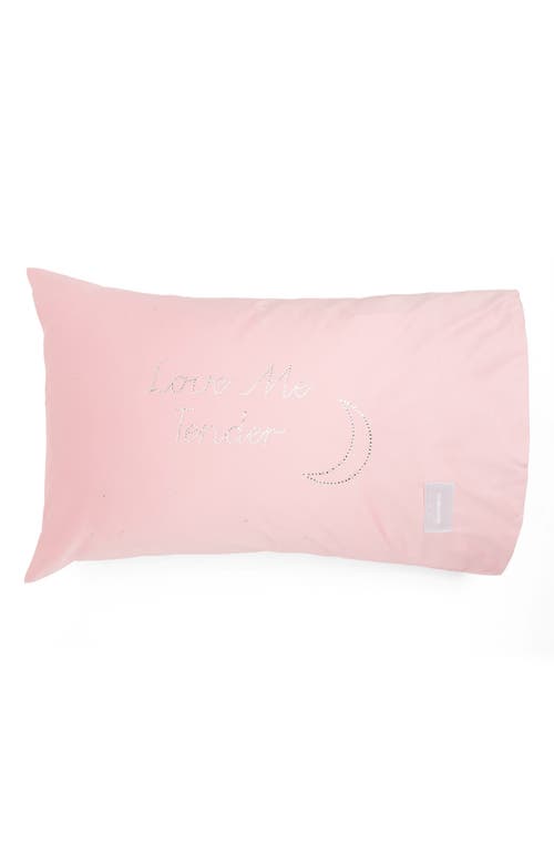 Magniberg Gala Swarovski Crystal Embellished Cotton Sateen Pillowcase in Gala Pink Queen at Nordstrom