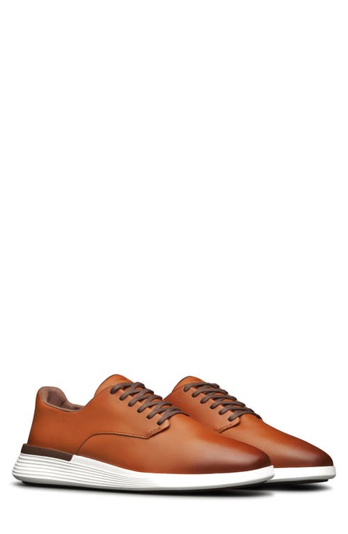 Wolf & Shepherd Crossover Plain Toe Derby In Honey/white