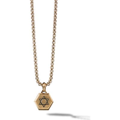 David Yurman Star Of David 18K Gold Amulet Enhancer