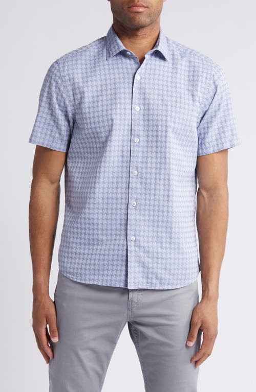 Dearborn Short Sleeve Button-Up Shirt in Blue