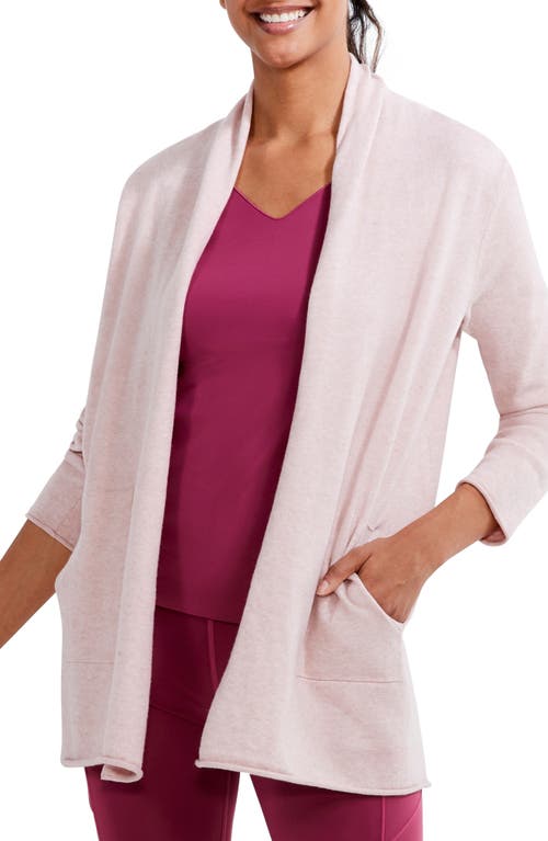 NZ ACTIVE by NIC+ZOE NZ Active Cool Down Open Front Cotton Blend Cardigan in Harmony
