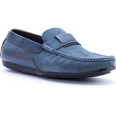 Zanzara Seurat Driving Loafer- Blue